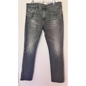 AG Adriano Goldschmied Everett Jeans Mens‎ 32R Gray Slim Straight Denim